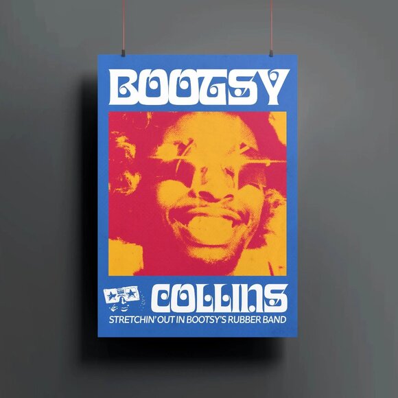 Other - Bootsy Collins Poster_ Retro Funk Music Wall Art